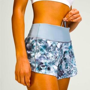 lululemon athletica Blue and Gray Athletic Shorts